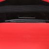 Saint Laurent Cassandre pouch in red grained leather - Detail D2 thumbnail