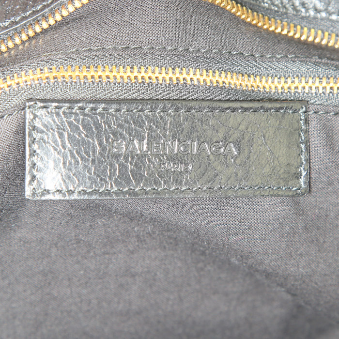 Borsa Balenciaga Classic City in pelle nera - Detail D4