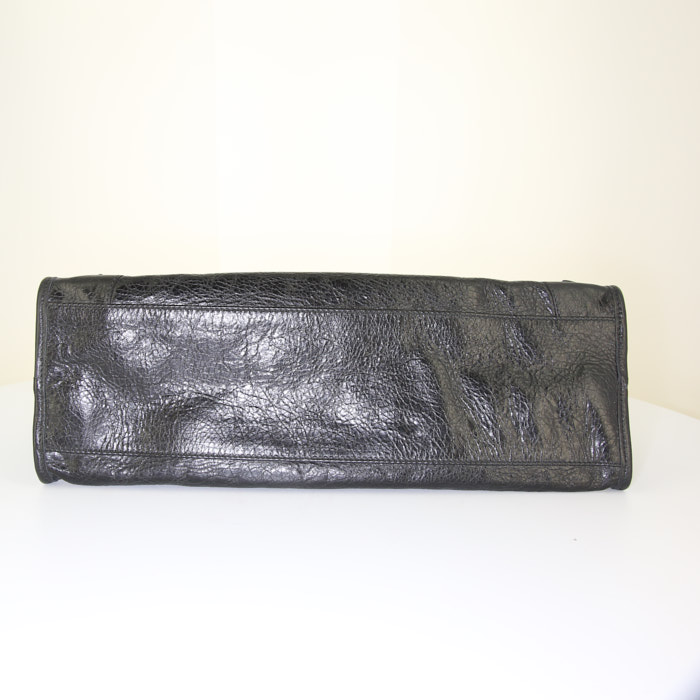 Bolso de mano Balenciaga Classic City en cuero negro - Detail D5