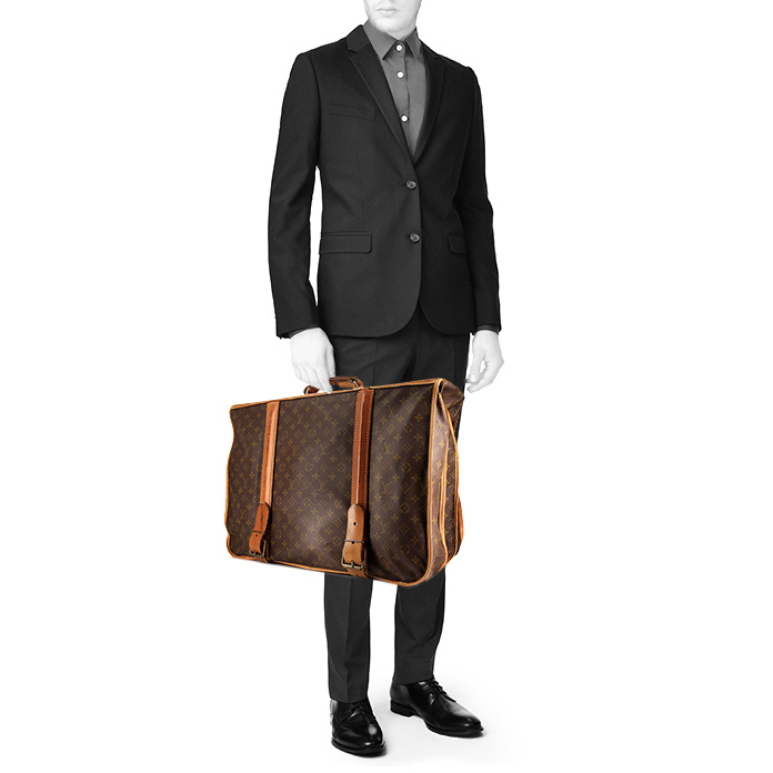 Louis Vuitton clothes-hangers in monogram canvas and natural leather - Detail D1