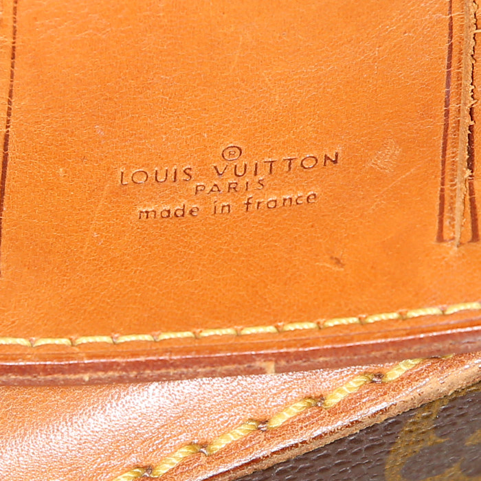 Porta abiti Louis Vuitton in tela monogram e pelle naturale - Detail D4
