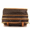 Louis Vuitton Sac de chasse small model bag in monogram canvas and natural leather - Detail D5 thumbnail