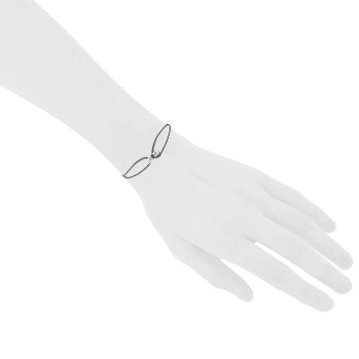 Bracelet Cartier Love en or blanc et diamant - Detail D1