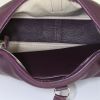 Bolso de mano Hermès Trim en cuero violeta Raisin - Detail D2 thumbnail