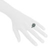 Mauboussin Perle Caviar Mon Amour ring in white gold,  diamonds and diamonds and in cultured pearl - Detail D1 thumbnail