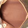 Borsa Louis Vuitton Speedy 25 cm in tela monogram cerata marrone e pelle naturale - Detail D2 thumbnail