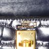 Hermes Kelly 20 cm small model handbag in purple Amethyst alligator - Detail D4 thumbnail