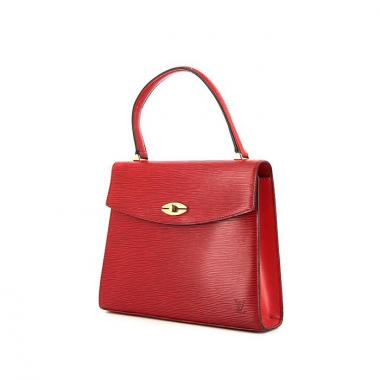 Louis Vuitton Malesherbes handbag in red epi leather