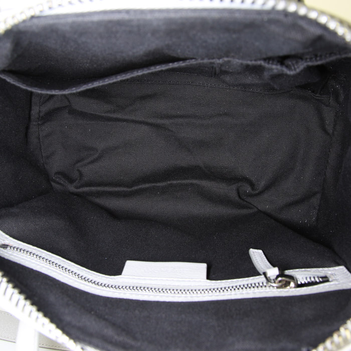 Borsa Givenchy Antigona modello piccolo in pelle martellata grigia - Detail D3