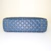 Valentino Garavani Rockstud Spike handbag in blue leather - Detail D5 thumbnail