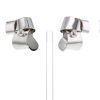 Sophia Vari Ariane earrings for non pierced ears in silver - 360 thumbnail