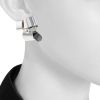 Sophia Vari Ariane earrings for non pierced ears in silver - Detail D1 thumbnail