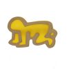 Broche-pendentif époque années 80 Keith Haring Bébé en PVD doré,  PVD violet et PVD jaune - 360 thumbnail