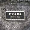 Prada briefcase in black canvas and black leather - Detail D4 thumbnail