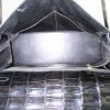 Hermes Kelly 32 cm handbag in black porosus crocodile - Detail D2 thumbnail
