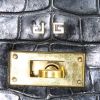 Hermes Kelly 32 cm handbag in black porosus crocodile - Detail D4 thumbnail