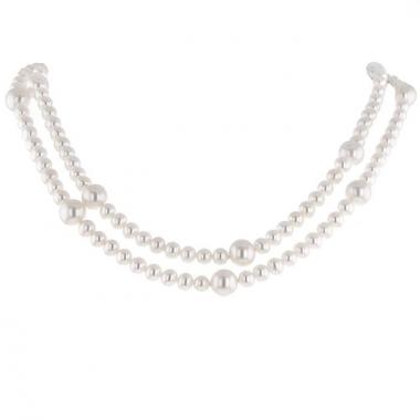 Tiffany & Co necklace in silver and pearls