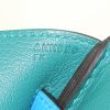 Hermes Birkin 35 cm handbag in Zanzibar Blue togo leather - Detail D3 thumbnail