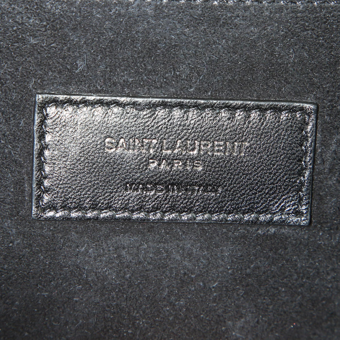 Sac bandoulière Saint Laurent Charlotte en cuir - Detail D4