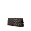 Dior Cannage pouch in black quilted leather - 00pp thumbnail