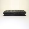 Bolsito de mano Dior Cannage en cuero acolchado negro - Detail D5 thumbnail