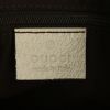 Gucci Princy handbag in brown logo canvas and white leather - Detail D4 thumbnail