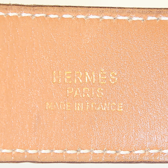 Cintura Hermès Ceinture modello grande in pelle Epsom gold - Detail D2
