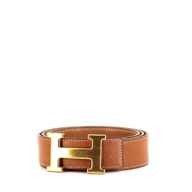 Ceinture Hermès Ceinture grand modèle en cuir epsom gold