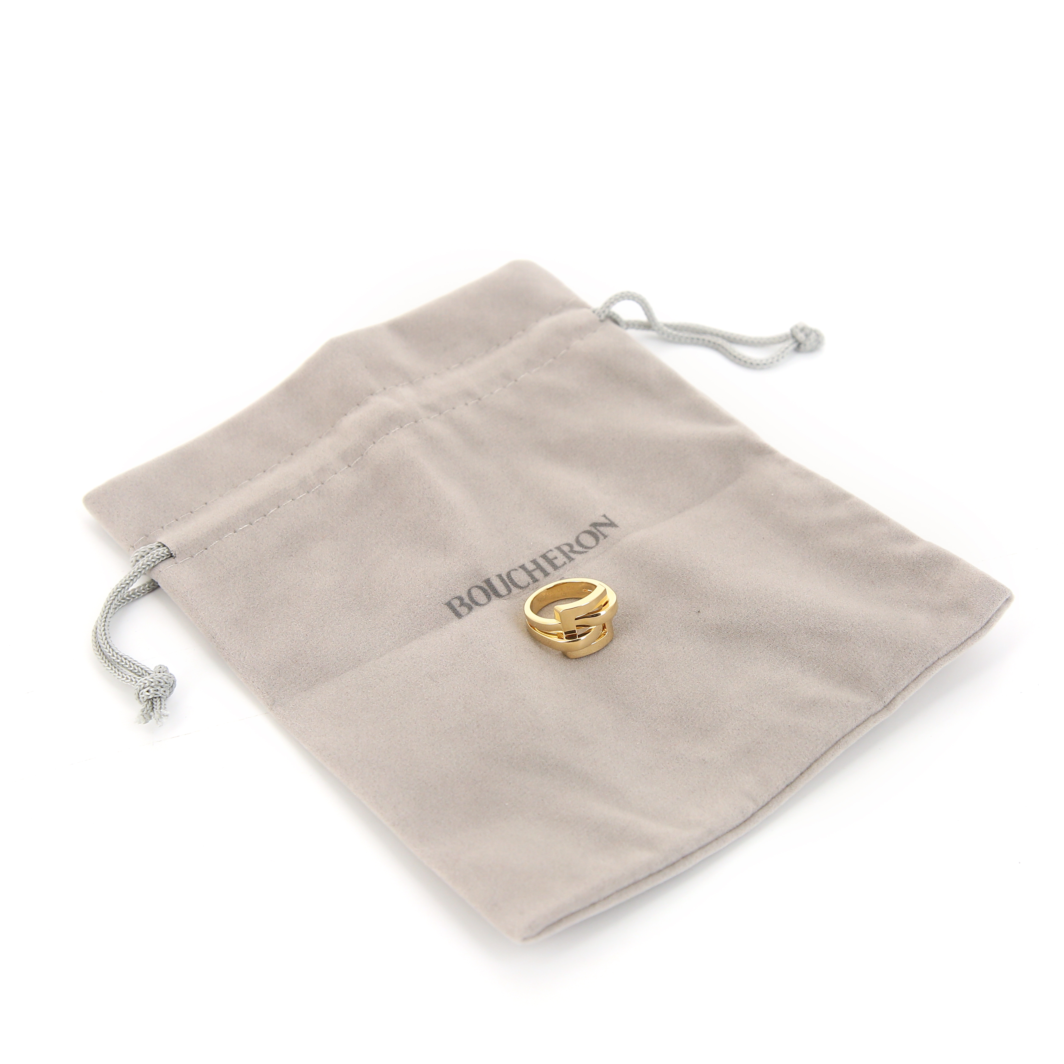 Sortija Boucheron Déchainé en oro amarillo - Detail D2