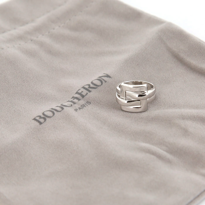 Bague Boucheron Déchainé en or blanc - Detail D2