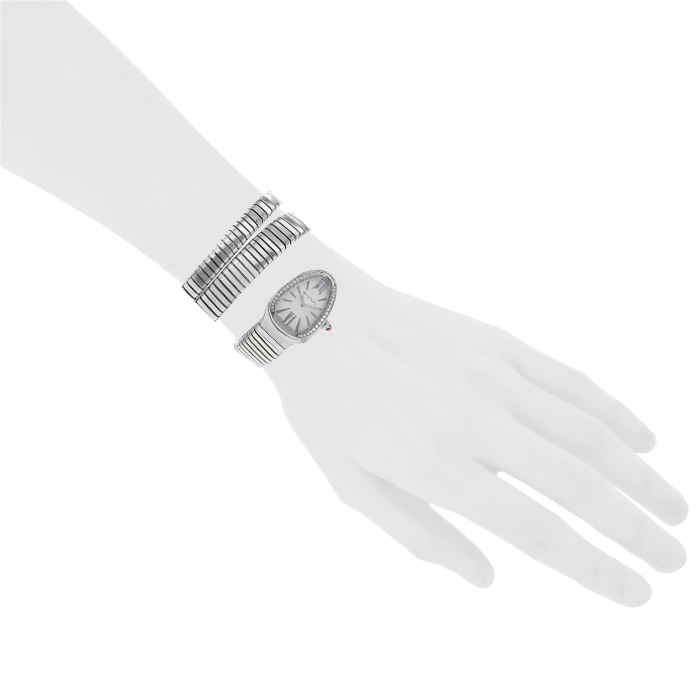 Montre Bulgari Serpenti en acier Ref :  SP 35 S Vers 2010 - Detail D1