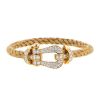 Fred Force 10 bracelet in yellow gold and diamonds - 00pp thumbnail