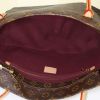 Louis Vuitton Raspail handbag in brown monogram canvas and natural leather - Detail D2 thumbnail