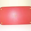 Hermes Bolide 45 cm travel bag in red and black Fjord leather - Detail D4 thumbnail