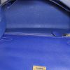 Hermes Kelly 25 cm handbag in electric blue epsom leather - Detail D3 thumbnail