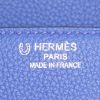 Borsa Hermes Birkin 35 cm in pelle taurillon clemence Craie e blu - Detail D3 thumbnail