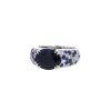 Mauboussin Nuit D'Amour ring in white gold and diamonds and in sapphire - 00pp thumbnail