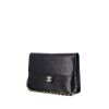 Chanel Mademoiselle handbag in black lizzard - 00pp thumbnail