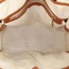 Shopping bag Louis Vuitton in tela monogram marrone e pelle marrone - Detail D2 thumbnail