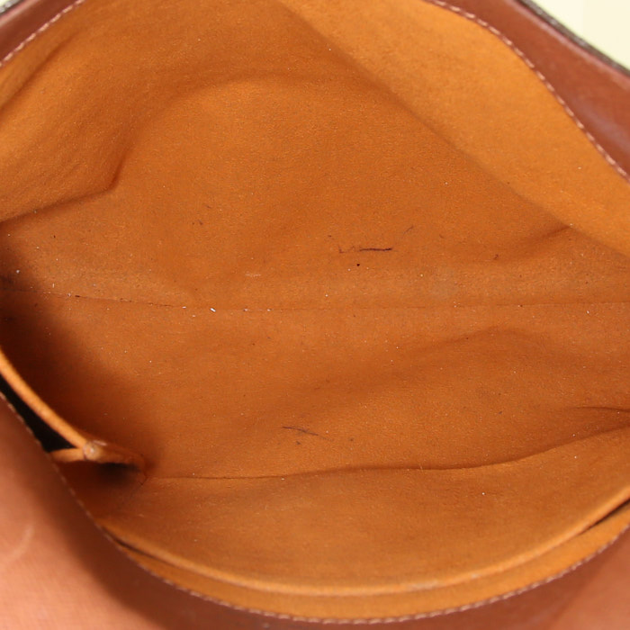Louis Vuitton Musette large model shoulder bag in brown monogram canvas and natural leather - Detail D2