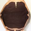 Shopping bag Louis Vuitton Wilshire in tela monogram marrone e pelle naturale - Detail D2 thumbnail