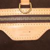 Shopping bag Louis Vuitton Wilshire in tela monogram marrone e pelle naturale - Detail D3 thumbnail
