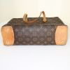 Shopping bag Louis Vuitton Wilshire in tela monogram marrone e pelle naturale - Detail D4 thumbnail