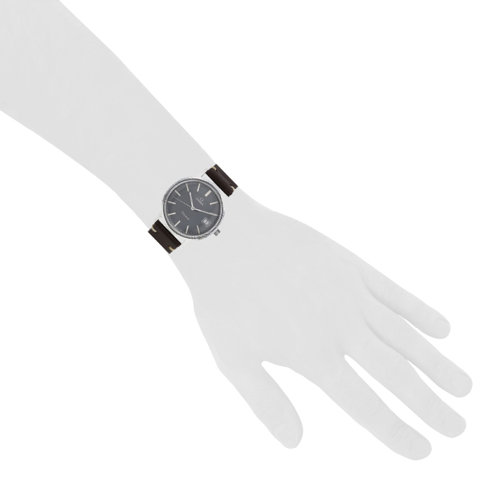 Montre Omega Genève en acier Ref : 1360099 Vers 1960 - Detail D1