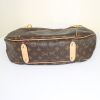 Louis Vuitton Galliera handbag in brown monogram canvas and natural leather - Detail D4 thumbnail
