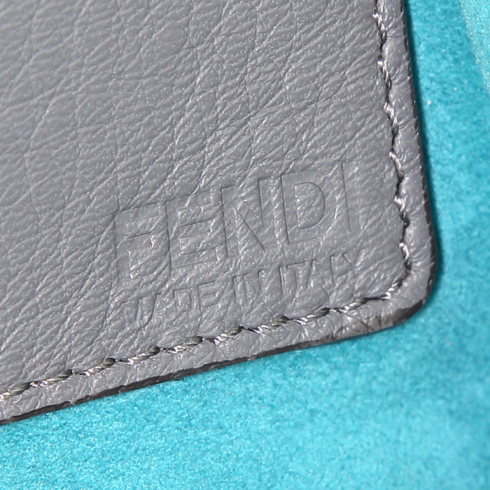 Fendi 3 Jours handbag in grey leather - Detail D3