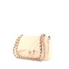 Chanel Timeless handbag in beige patent quilted leather - 00pp thumbnail