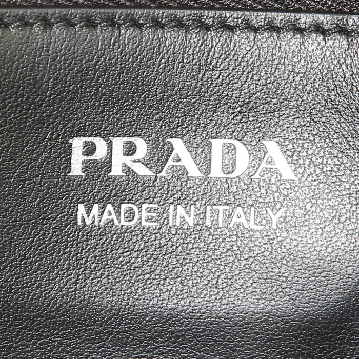 Prada Galleria bag in black leather - Detail D4