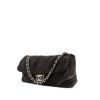 Chanel Petit Shopping handbag in anthracite grey nubuck - 00pp thumbnail