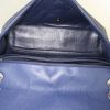 Chanel Timeless Maxi Jumbo handbag in blue quilted grained leather - Detail D3 thumbnail